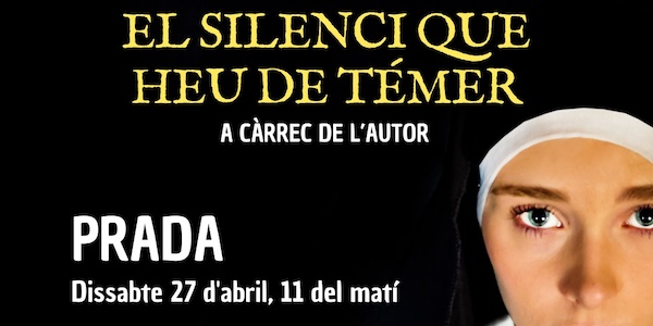 Continuem de celebrar Sant Jordi, dissabte 27 d’abril a 11h al Casal, amb la presentació del llibre “El silenci que heu de témer” a càrrec del seu autor, Francesc Ribera, “Titot”.