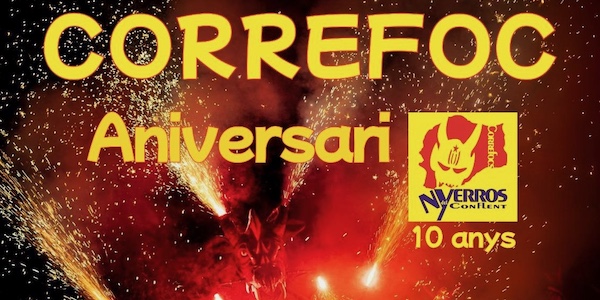 La Colla de Diables dels Nyerros del Conflent celebrerà els seus 10 anys d’existència a Prada, el 12 de juliol 2025, amb un gran correfoc.
