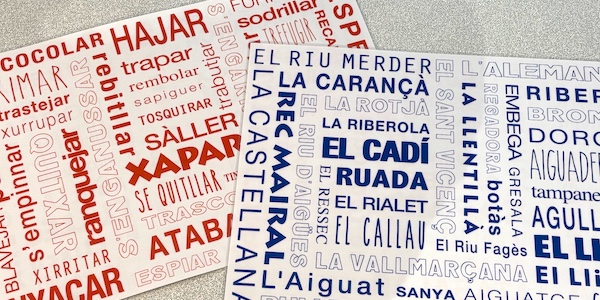 L’associació Ahir Avui Demà i el Casal del Conflent acaben de fer fabricar uns nous estalvis de taula plastificats on figuren paraules nord-catalanes. D’un costat són verbs i de l’altra [&hellip;]